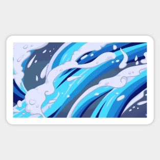 Tanjiro Water Print Sticker